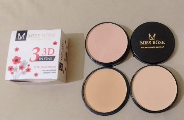 Miss Rose 3 In 1 Face Powder