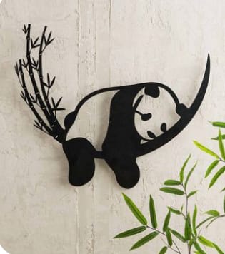 Panda Wall Art Decorations For Panda Lover