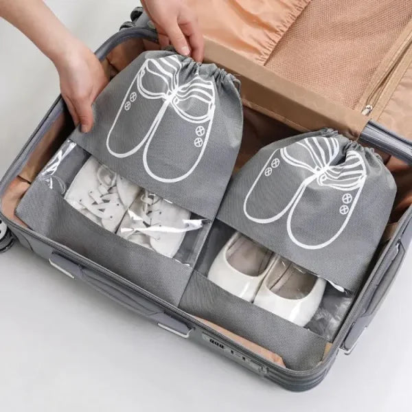 Shoe Storage Bag Dust-proof Waterproof Transparent 3 Piece