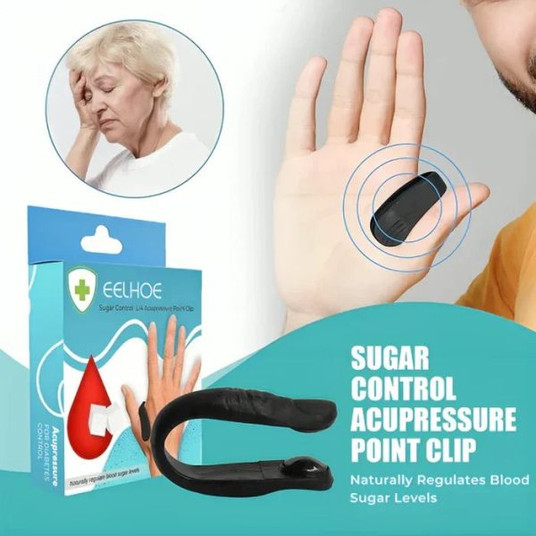 Sugar Control Li4 Acupressure Clip – Stress & Migraine Relief