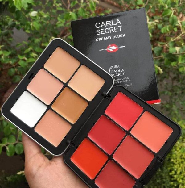 Trendy Carla Cream Concealer & Blush Palette | Flawless Finish